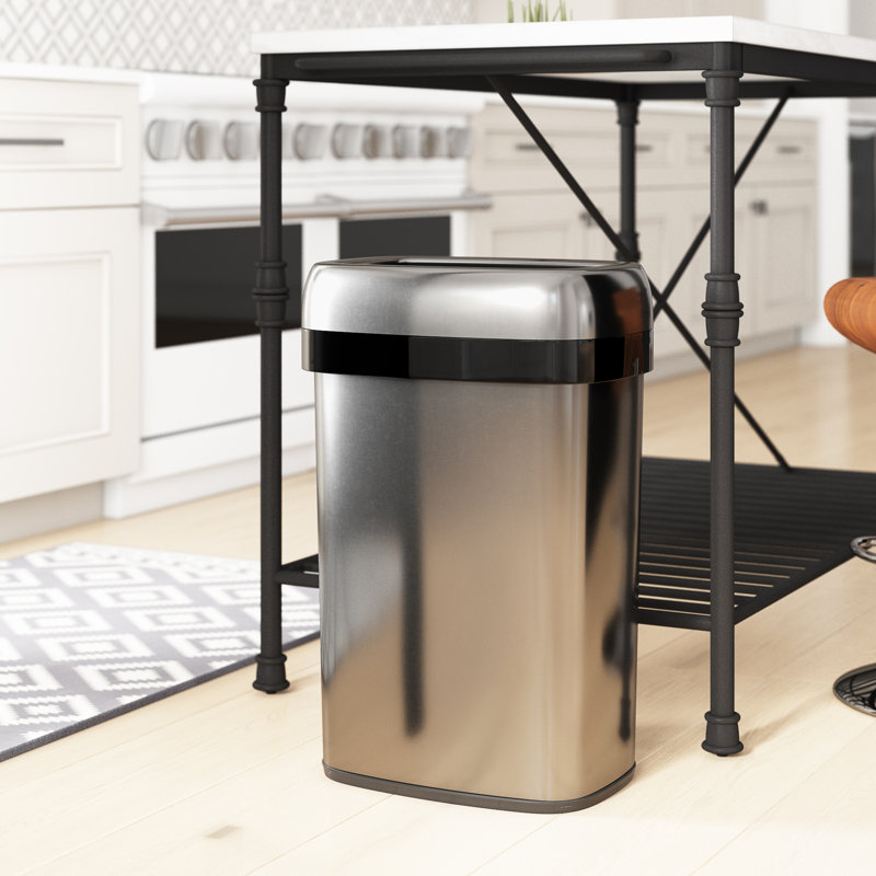 Rebrilliant DualDeodorizer 13 Gallon Trash Can & Reviews Wayfair